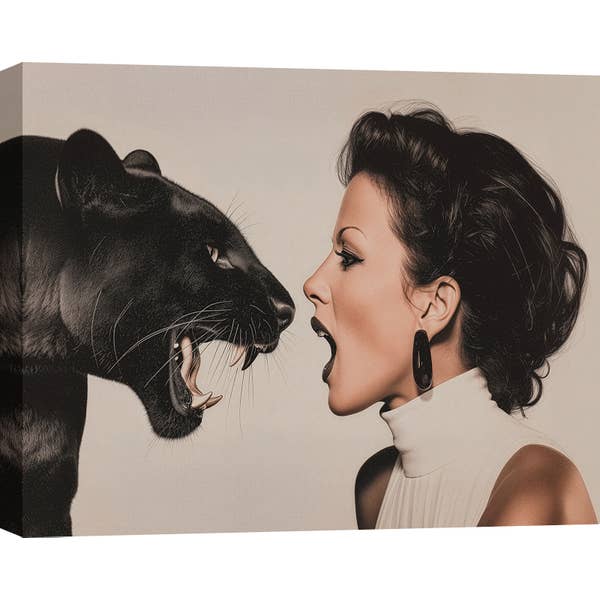 Face to Face – lerretstrykk av Julian Lauren