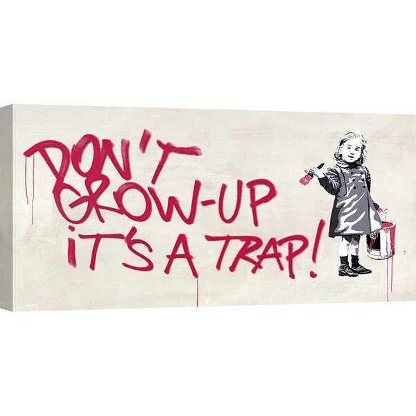 Don't Grow Up – lerretstrykk fra Masterfunk Collective