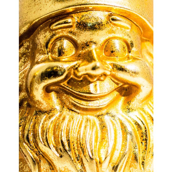 Naughty Gnome – frekk nissefigur i gullfarge – bilde 2